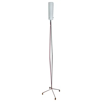 Pre-owned Angelo Lelii Floor Lamp In Manner Of  In Transparent