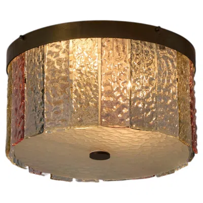 Pre-owned Angelo Lelii Flush Mount By  For Arredoluce In Brown