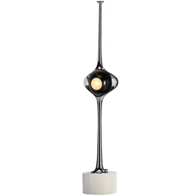 Pre-owned Angelo Lelii For Arredoluce ‘cobra' Table Lamp In Transparent