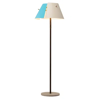 Pre-owned Angelo Lelii Mid-century 1950 Vintage  Floor Lamp In Transparent