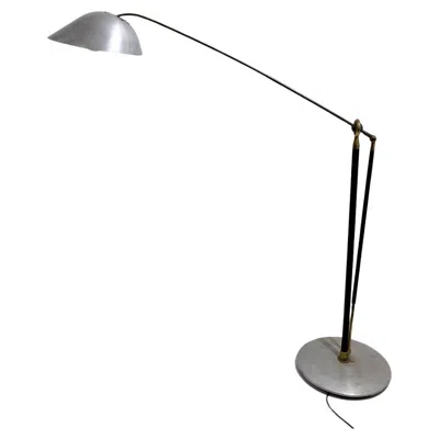 Pre-owned Angelo Lelii Mid-century Modern Floor Lamp By Angelo Lelli, 1950s In Transparent