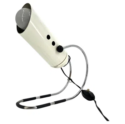 Pre-owned Angelo Lelii Vintage Table Lamp By Angelo Lelli For Lightolier, 1970s In Transparent