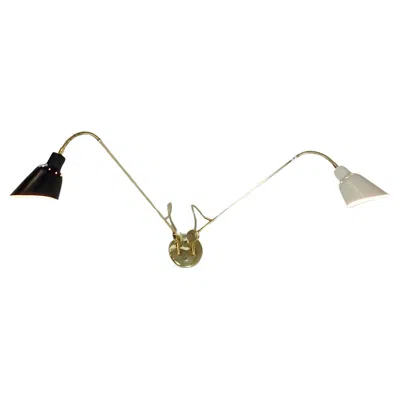 Pre-owned Angelo Lelii Wall Light For Arredoluce, Circa 1952, Italy In Sand