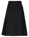 Angelo Marani Midi Skirts In Black
