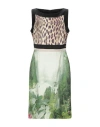 Angelo Marani Short Dress In Green