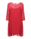 Angelo Marani Woman Short Dress Red Size 4 Polyester In Red