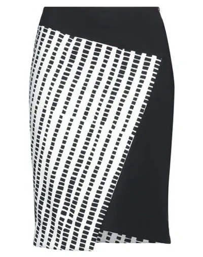 Angelo Marani Woman Mini Skirt Black Size 6 Polyamide, Elastane