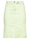 Angelo Marani Woman Mini Skirt Light Green Size 14 Cotton, Elastane In Green