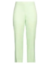 Angelo Marani Woman Pants Lime Green Size 14 Polyester, Elastane In Green