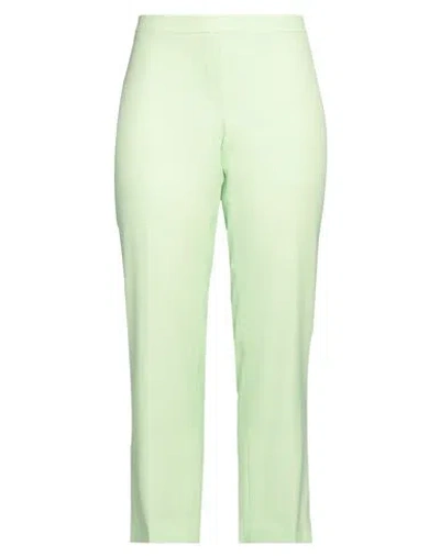 Angelo Marani Woman Pants Lime Green Size 14 Polyester, Elastane