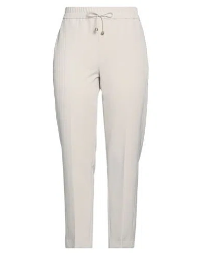 Angelo Marani Woman Pants Beige Size 16 Polyester, Elastane