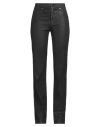 Angelo Marani Woman Pants Black Size 4 Cotton, Elastane In Black