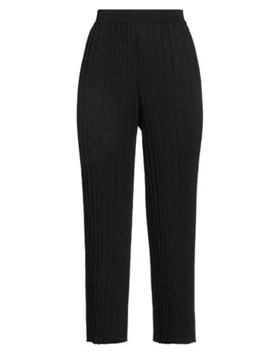 Angelo Marani Woman Pants Black Size 4 Virgin Wool, Polyester, Polyamide