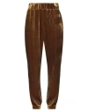 Angelo Marani Woman Pants Khaki Size 4 Viscose, Silk In Beige