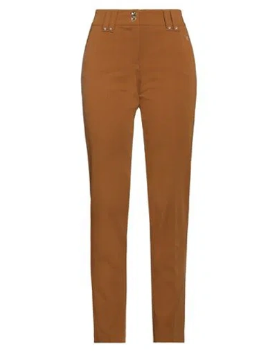 Angelo Marani Woman Pants Mustard Size 10 Polyester, Viscose, Elastane In Yellow