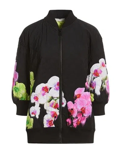 Angelo Marani Woman Puffer Black Size S Polyamide, Elastane