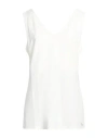 Angelo Marani Woman Top Ivory Size 6 Viscose, Elastane In White