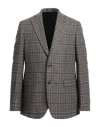Angelo Nardelli Man Blazer Grey Size 40 Virgin Wool, Viscose, Polyamide