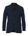 Angelo Nardelli Man Blazer Midnight Blue Size 40 Wool In Blue