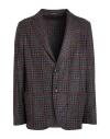 Angelo Nardelli Man Blazer Midnight Blue Size 42 Acrylic, Virgin Wool, Polyester In Blue