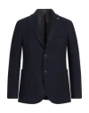 Angelo Nardelli Man Blazer Midnight Blue Size 40 Virgin Wool, Acrylic, Polyester, Polyamide In Blue