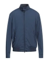 Angelo Nardelli Man Jacket Navy Size 46 Polyamide, Elastane In Navy Blue