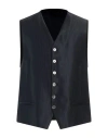 Angelo Nardelli Man Tailored Vest Midnight Blue Size 40 Wool, Polyester