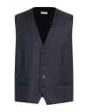 Angelo Nardelli Man Tailored Vest Midnight Blue Size 40 Virgin Wool, Silk In Blue
