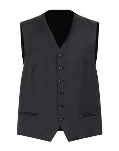 Angelo Nardelli Man Tailored Vest Steel Grey Size 44 Wool