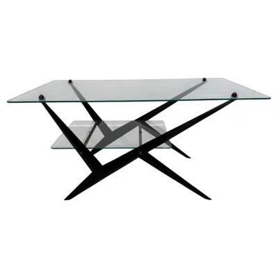 Pre-owned Angelo Ostuni For O-luce Italian Architectural Cocktail Table In Gray