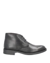 Angelo Pallotta Man Ankle Boots Black Size 12 Soft Leather