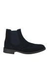 Angelo Pallotta Man Ankle Boots Midnight Blue Size 13 Soft Leather