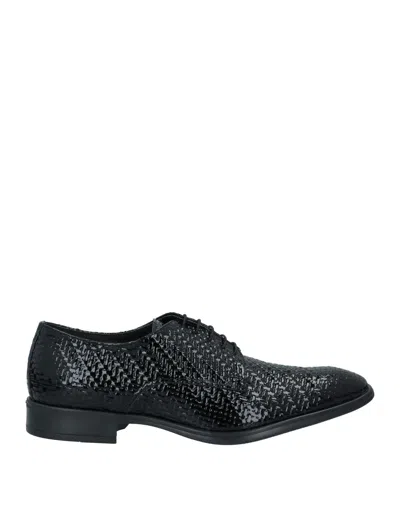 Angelo Pallotta Lace-up Shoes In Black
