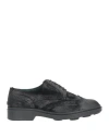 Angelo Pallotta Man Lace-up Shoes Black Size 7 Soft Leather