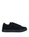 Angelo Pallotta Man Sneakers Midnight Blue Size 13 Soft Leather