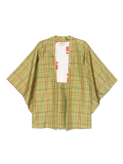 Pre-owned A.n.g.e.l.o. Vintage Cult 1970s  Checked-pattern Jacket