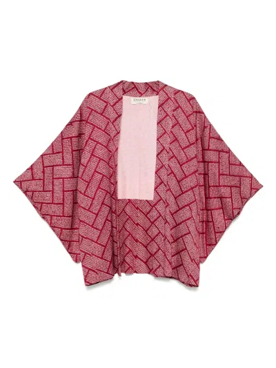 Pre-owned A.n.g.e.l.o. Vintage Cult 1980s  Printed Jacket In Red