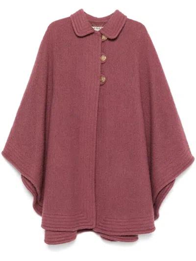 Pre-owned A.n.g.e.l.o. Vintage Cult 1980s Wool Cape In Pink