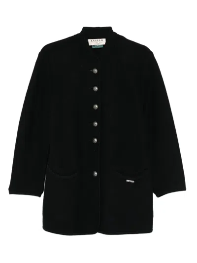 Pre-owned A.n.g.e.l.o. Vintage Cult 1990 Virgin Wool Jacket In Black