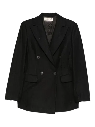 Pre-owned A.n.g.e.l.o. Vintage Cult 1990s Double-breasted Blazer In Gray