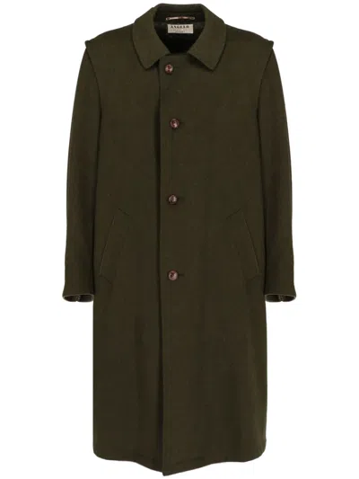 Pre-owned A.n.g.e.l.o. Vintage Cult 1990s  Coat In Green