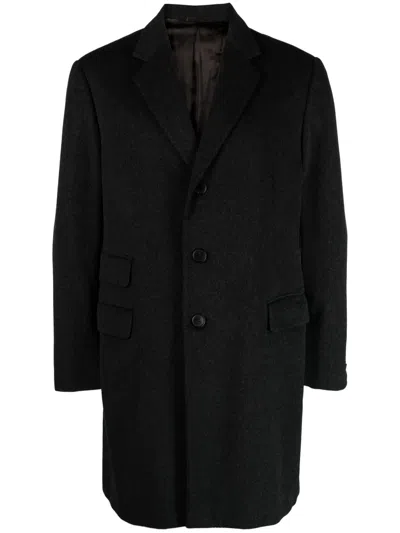 Pre-owned A.n.g.e.l.o. Vintage Cult 1990s  Single-breasted Coat In Grey