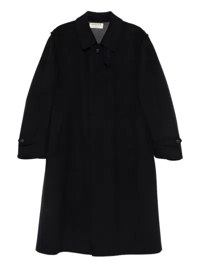 Pre-owned A.n.g.e.l.o. Vintage Cult 1990s Single-breasted Coat In Black