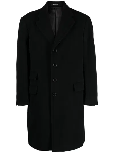 Pre-owned A.n.g.e.l.o. Vintage Cult 1990s Single-breasted Coat In Black