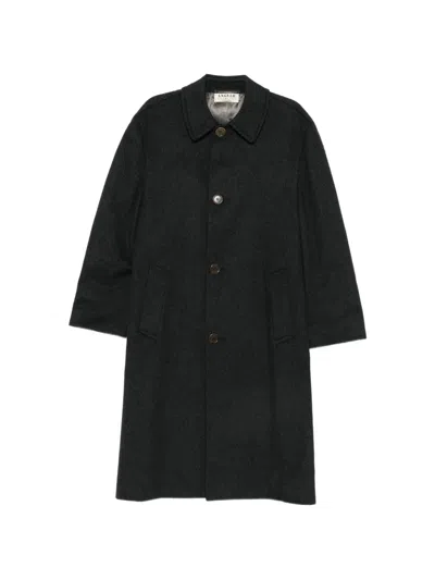Pre-owned A.n.g.e.l.o. Vintage Cult 1990s Single-breasted Coat In Grey