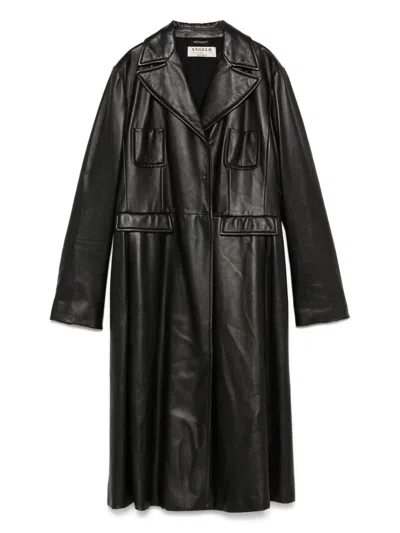 Pre-owned A.n.g.e.l.o. Vintage Cult 2000s  Leather Coat