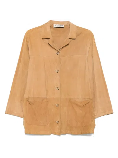 Pre-owned A.n.g.e.l.o. Vintage Cult 2000s  Suede Jacket