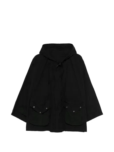 Pre-owned A.n.g.e.l.o. Vintage Upcycling Hooded Jacket In Black