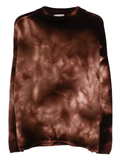 Pre-owned A.n.g.e.l.o. Vintage Upcycling Upcycled Cashmere Sweater In Brown