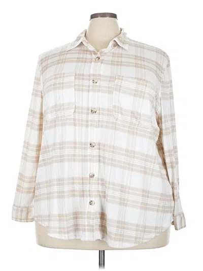 Pre-owned Angels 3/4 Sleeve Blouse In Ivory